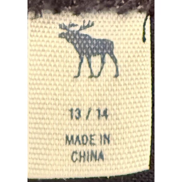 Abercrombie Kids Skirt S 13/14 Black Red Floral Ruffle Hem Sheer Overlay Lined - Picture 4 of 5